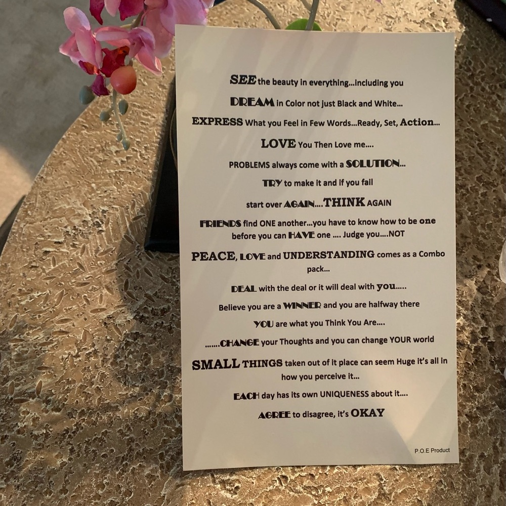 Mantra Card unframed - Picture 4 of 4